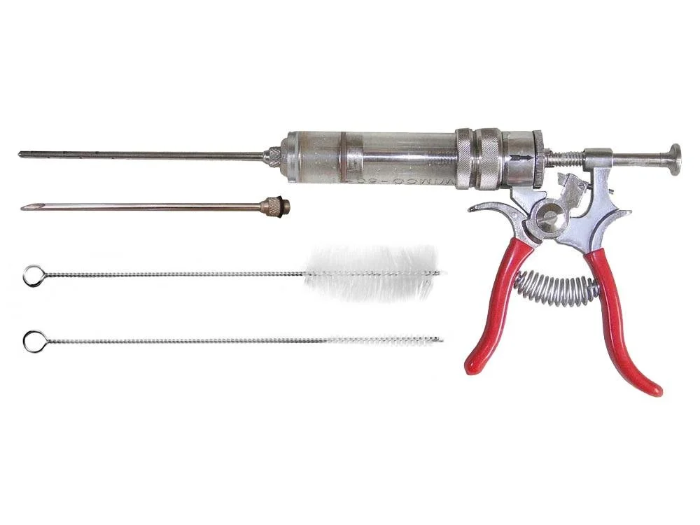 SpitJack - Magnum Meat Injector Gun w 2 Needles — The BBQ Maestros